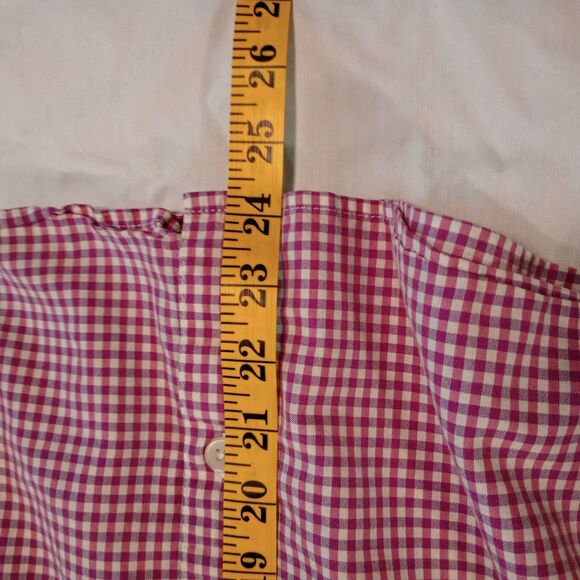 Lot of 2 Blair Women's Button Up Blouses XL Pink Purple Check Embroidered VTG - Picture 5 of 11